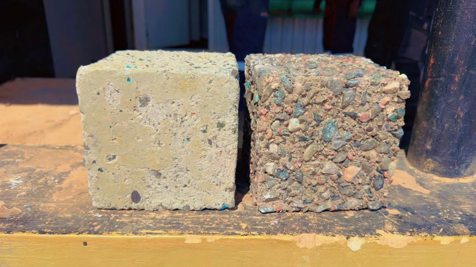 Engineered concrete repair sample