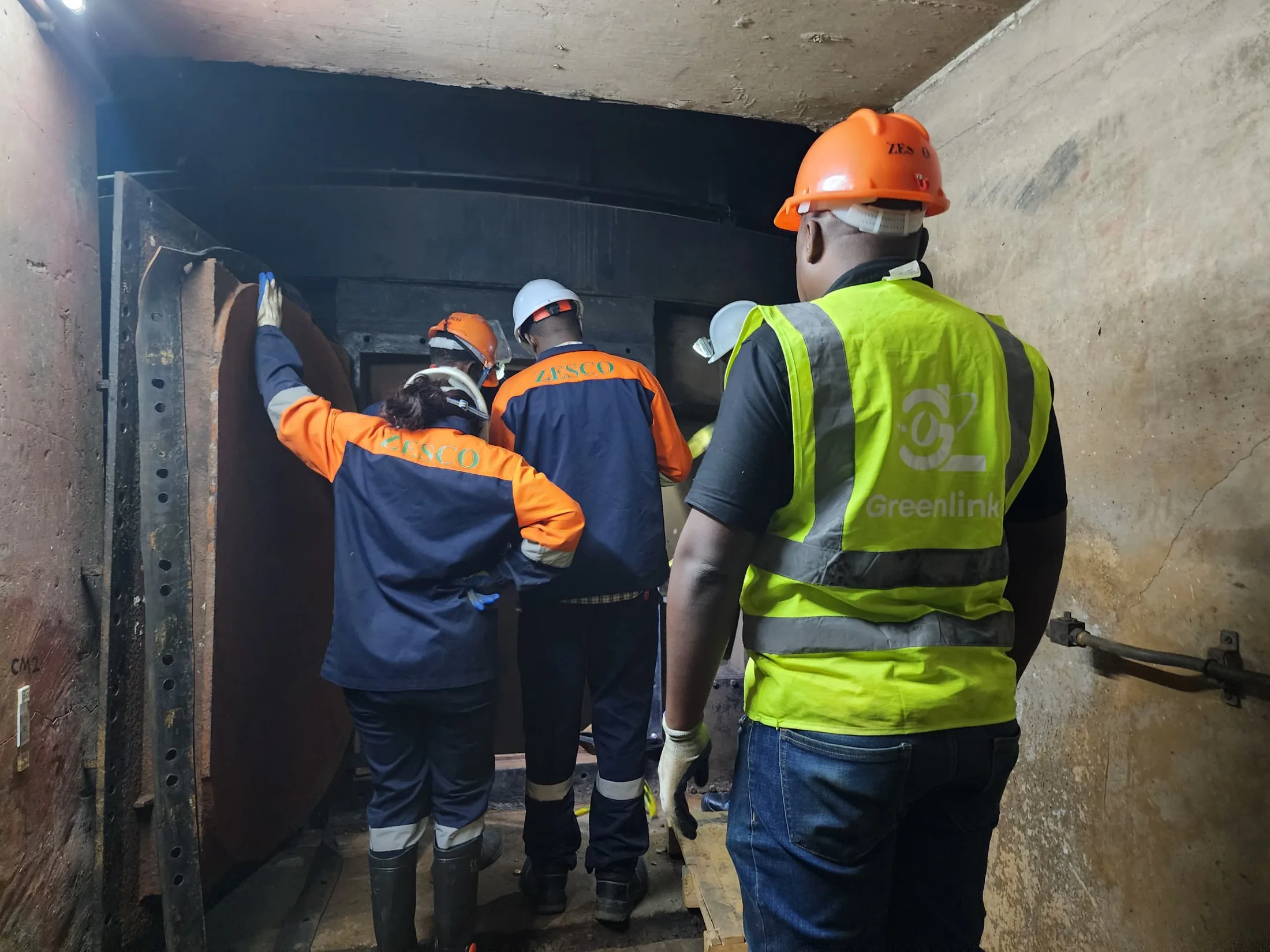 Greenlink technical team in the field