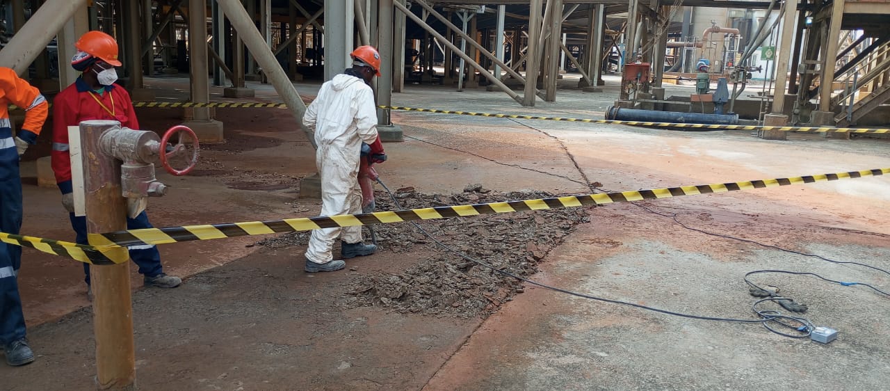 Site operations at an industrial facility